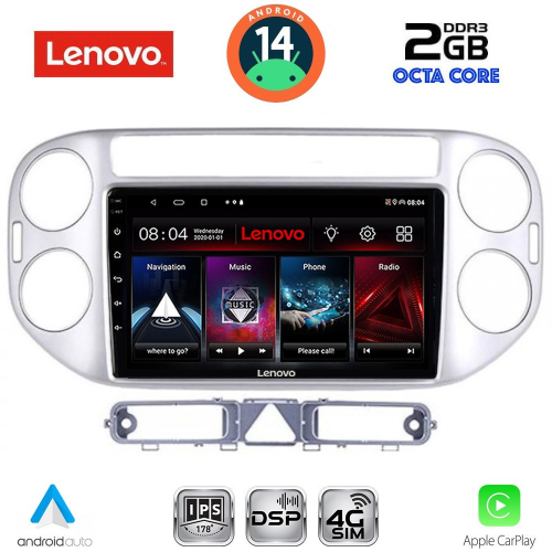 LENOVO LVF 5759SL_CPA (9inc) MULTIMEDIA TABLET for VW TIGUAN mod. 2004-2011 (SILVER)