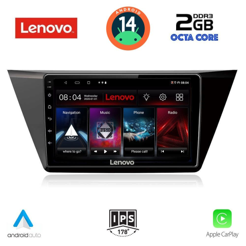 LENOVO LVF 5769_CPA (10inc) MULTIMEDIA TABLET for VW TOURAN mod. 2016&gt;