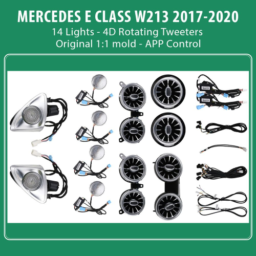 DIQ AMBIENT 8176 ED117 BENZ E (W213) (Digital iQ Ambient Light for Mercedes E (W213) mod.2017-2020 , 14 Lights)