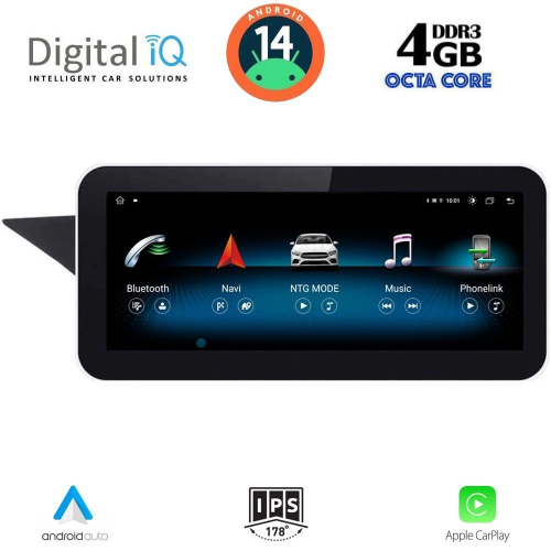 DIGITAL IQ MSG 10996_CPA (10.25&quot;) MULTIMEDIA SYSTEM for MERCEDES GLK (X204) mod. 2013-2016 (NTG 4.5)