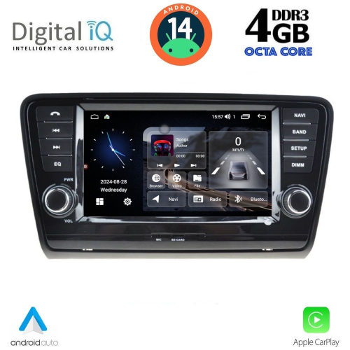 DIGITAL IQ MSG 406_CPA (8” DECK) MULTIMEDIA SYSTEM for SKODA OCTAVIA 7 mod. 2013-2021