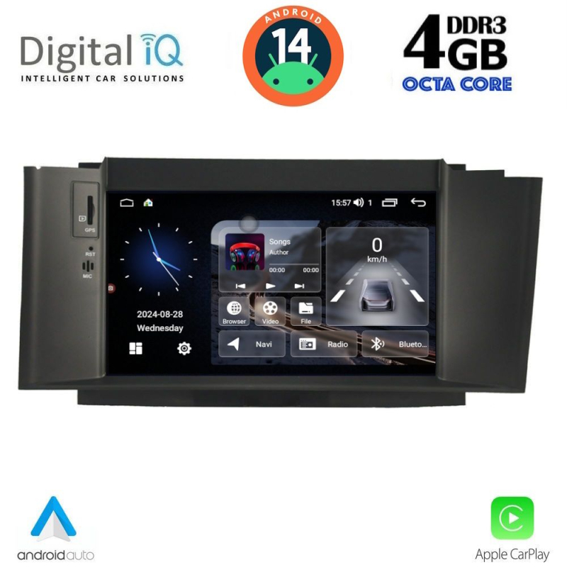 DIGITAL IQ MSG 441_CPA (7” DECK) MULTIMEDIA SYSTEM for CITROEN C4 mod. 2011-2018