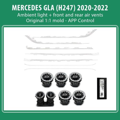 DIQ AMBIENT MERCEDES GLA 8176_GLA_C (Digital iQ Full Ambient Light Kit MERCEDES GLA mod. 2020-2022)