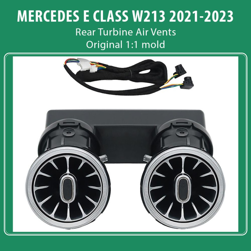 DIQ AMBIENT 8176 IB MERCEDES E REAR AIRVENTS (Digital iQ Rear Turbine Air Vent Ambient Light Kit MERCEDES E mod. 2021-2023) DIQ AMBIENT 8176 IB MERCEDES E REAR AIRVENTS (Digital iQ Rear Turbine Air Vent Ambient Light Kit MERCEDES E mod. 2021-2023)