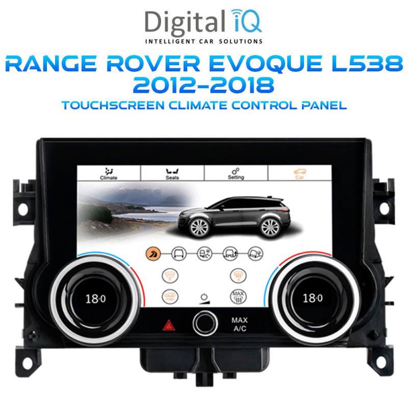 DIQ FZ 2008 TOUCHSCREEN CLIMATE CONTROL PANEL for RANGE ROVER EVOQUE L538 mod. 2012-2018 DIQ FZ 2008 TOUCHSCREEN CLIMATE CONTROL PANEL for RANGE ROVER EVOQUE L538 mod. 2012-2018