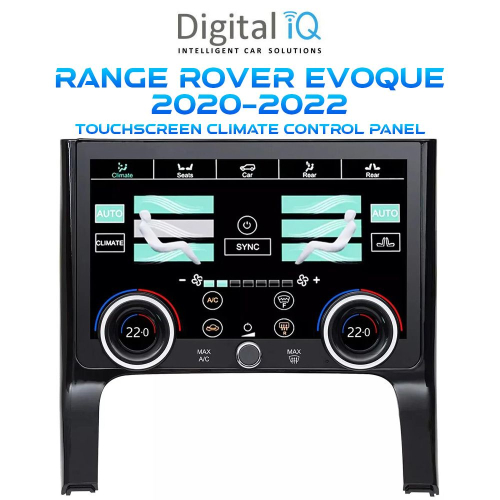 DIQ FZ 2026 TOUCHSCREEN CLIMATE CONTROL PANEL 10&quot; for RANGE ROVER EVOQUE mod. 2020-2022