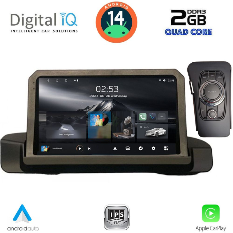 DIGITAL IQ RSB 1044_CPA (9inc) MULTIMEDIA TABLET for BMW S.3 (E90-91-92) mod. 2005-2012 DIGITAL IQ RSB 1044_CPA (9inc) MULTIMEDIA TABLET for BMW S.3 (E90-91-92) mod. 2005-2012