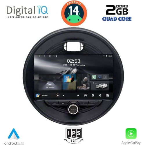 DIGITAL IQ RSB 1066_CPA (9inc) MULTIMEDIA TABLET for MINI COOPER (F55-56-F57) mod. 2015&gt; CLUBMAN (F54) mod. 2015&gt; ROADSTER (F59) mod. 2014&gt; COUNTRYMAN (F60) mod. 2016&gt;