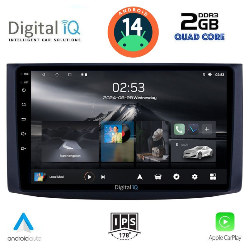 DIGITAL IQ RSB 1072_CPA (9inc) MULTIMEDIA TABLET for CHEVROLET AVEO mod. 2006-2010