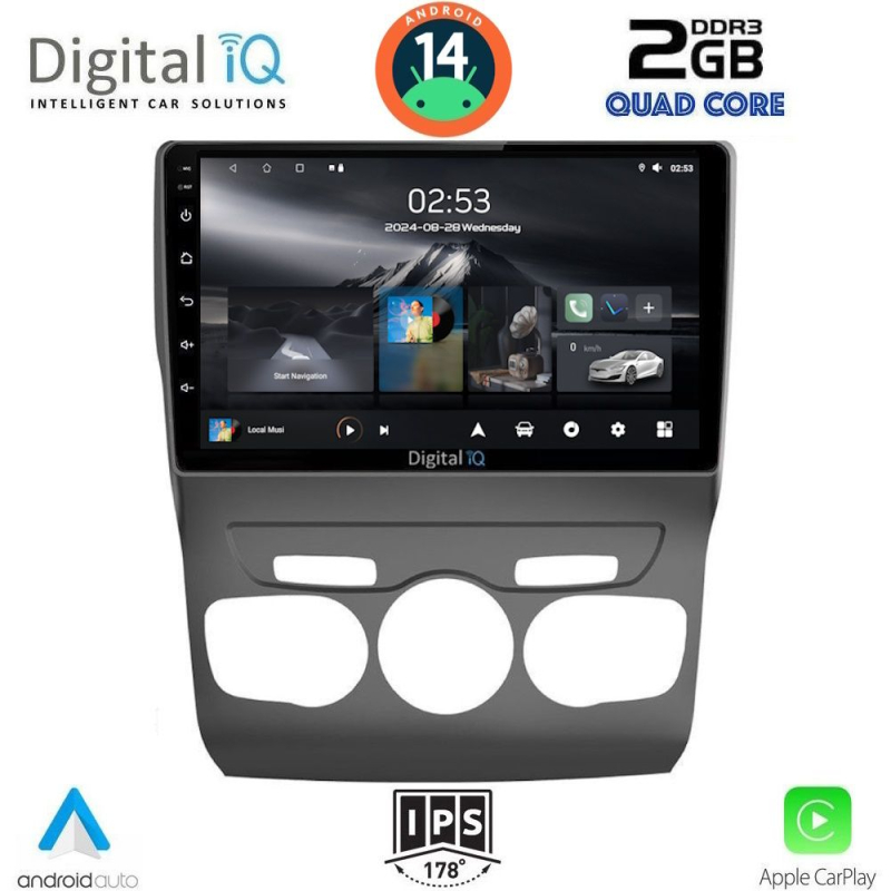 DIGITAL IQ RSB 1085_CPA (10inc) MULTIMEDIA TABLET for CITROEN C4 -DS4 mod. 2011-2018 DIGITAL IQ RSB 1085_CPA (10inc) MULTIMEDIA TABLET for CITROEN C4 -DS4 mod. 2011-2018