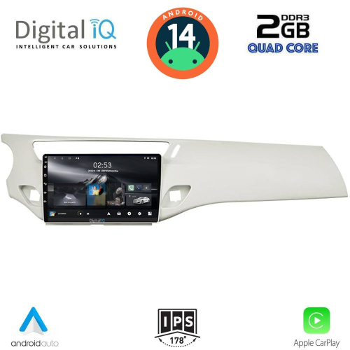 DIGITAL IQ RSB 1092_CPA (9inc) MULTIMEDIA TABLET for CITROEN C3 - DS3 mod. 2009-2016