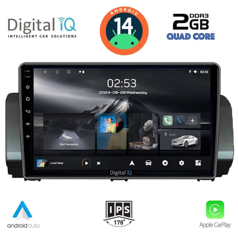 DIGITAL IQ RSB 1109_CPA (9inc) MULTIMEDIA TABLET for DACIA LOGAN - SANDERO - JOGGER mod. 2020>
