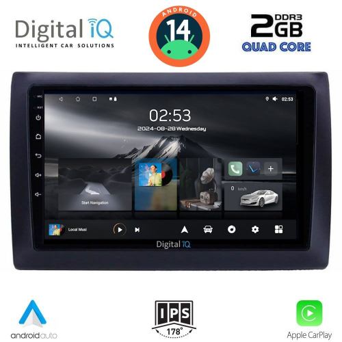 DIGITAL IQ RSB 1145_CPA (9inc) MULTIMEDIA TABLET for FIAT STILO mod. 2001-2007