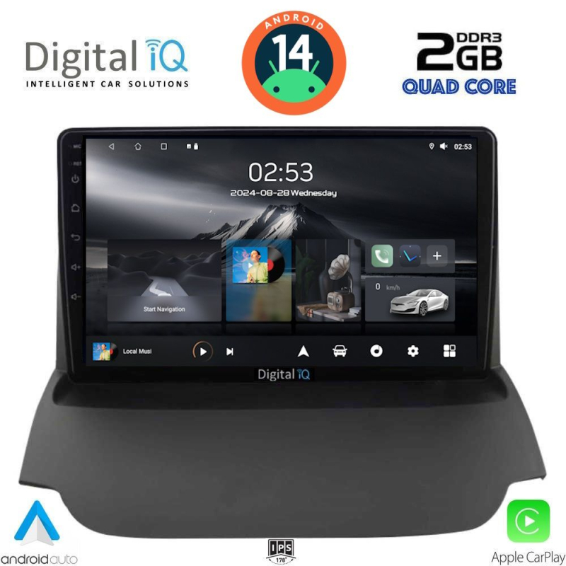 DIGITAL IQ RSB 1150_CPA (9inc) MULTIMEDIA TABLET for FORD ECOSPORT  mod. 2012-2018