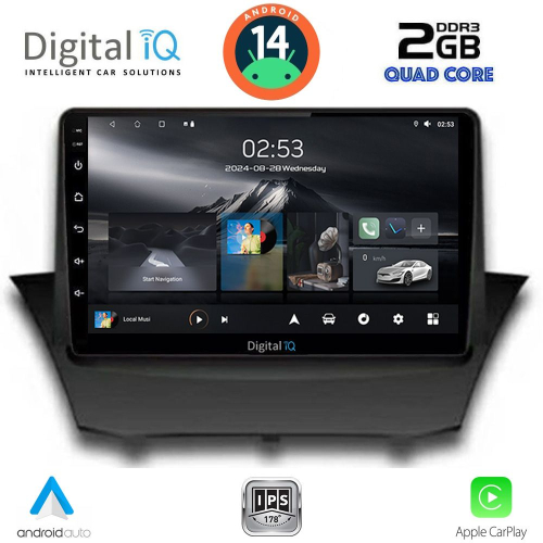 DIGITAL IQ RSB 1154A_CPA (9inc) MULTIMEDIA TABLET for FORD FIESTA mod. 2008-2017