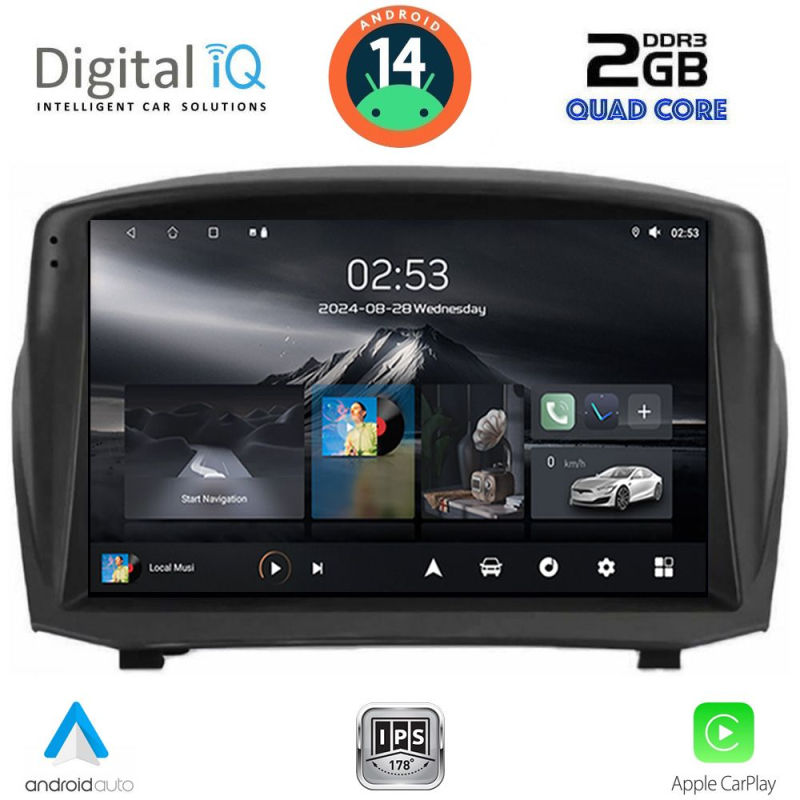 DIGITAL IQ RSB 1154B_CPA (9inc) MULTIMEDIA TABLET for FORD FIESTA mod. 2008-2017 DIGITAL IQ RSB 1154B_CPA (9inc) MULTIMEDIA TABLET for FORD FIESTA mod. 2008-2017
