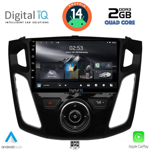 DIGITAL IQ RSB 1157_GPS (9inc) MULTIMEDIA TABLET for FORD FOCUS mod. 2011-2018