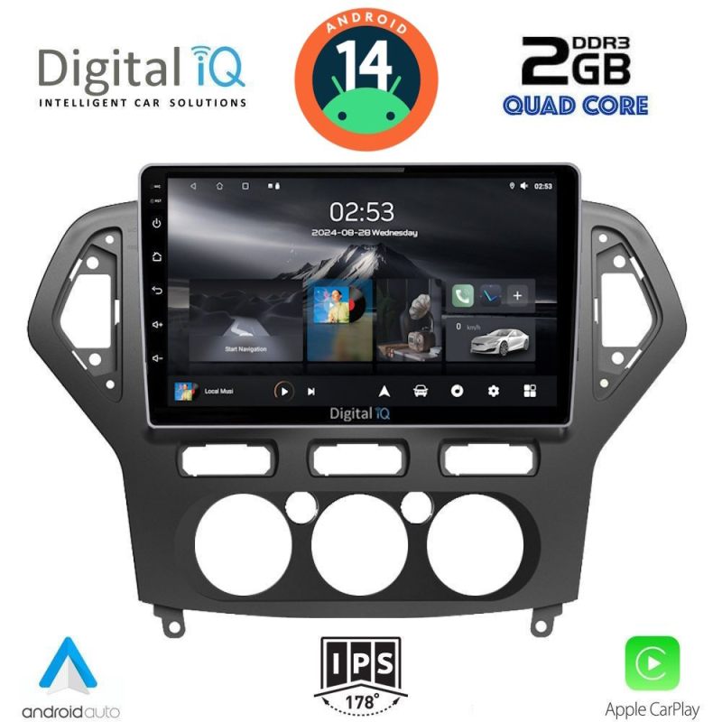 DIGITAL IQ RSB 1162_CPA A/C (10inc) MULTIMEDIA TABLET for FORD MONDEO mod. 2007-2011