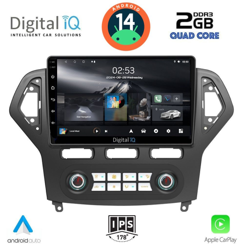 DIGITAL IQ RSB 1162_CPA CLIMA (10inc) MULTIMEDIA TABLET for FORD MONDEO mod. 2007-2011