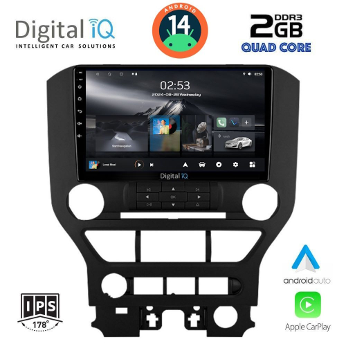 DIGITAL IQ RSB 1166_CPA (9inc) MULTIMEDIA TABLET for FORD MUSTANG mod. 2015-2020