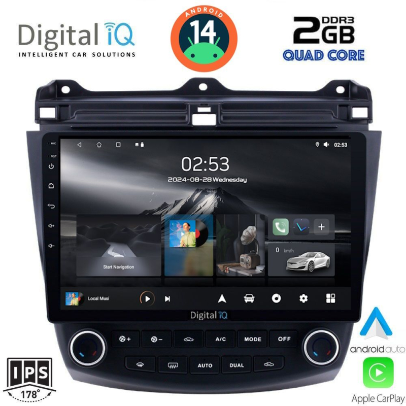 DIGITAL IQ RSB 1182_CPA (10inc) MULTIMEDIA TABLET for HONDA ACCORD mod. 2003-2007 DIGITAL IQ RSB 1182_CPA (10inc) MULTIMEDIA TABLET for HONDA ACCORD mod. 2003-2007