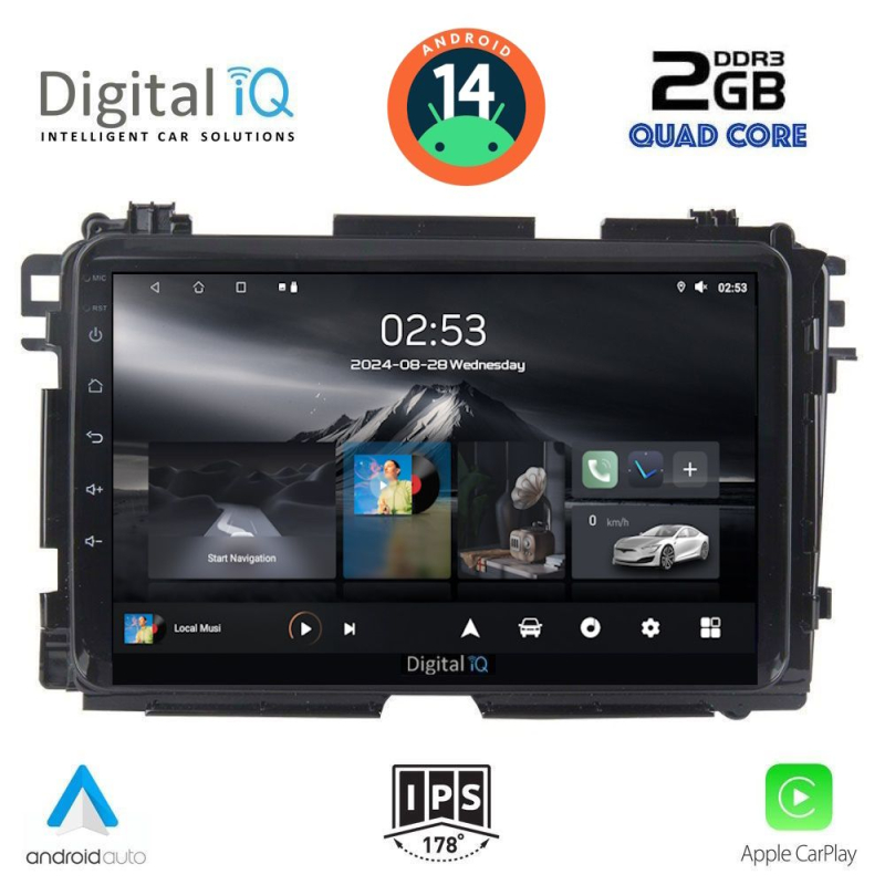 DIGITAL IQ RSB 1201_CPA (9inc) MULTIMEDIA TABLET for HONDA HRV mod. 2015-2021