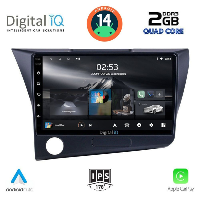 DIGITAL IQ RSB 1203_CPA (9inc) MULTIMEDIA TABLET for HONDA CRZ mod. 2010-2016