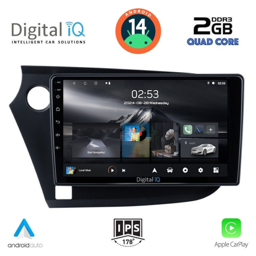 DIGITAL IQ RSB 1205_CPA (9inc) MULTIMEDIA TABLET for HONDA INSIGHT mod. 2009-2014
