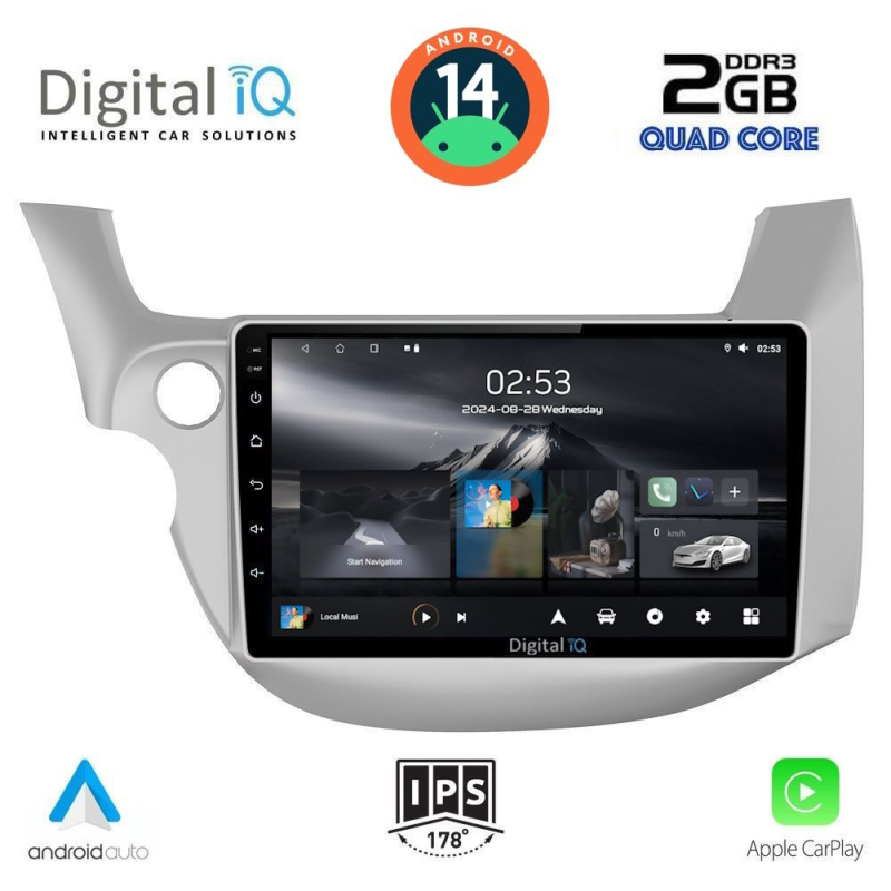 DIGITAL IQ RSB 1211_CPA (10inc) MULTIMEDIA TABLET for HONDA JAZZ mod. 2008-2012 DIGITAL IQ RSB 1211_CPA (10inc) MULTIMEDIA TABLET for HONDA JAZZ mod. 2008-2012