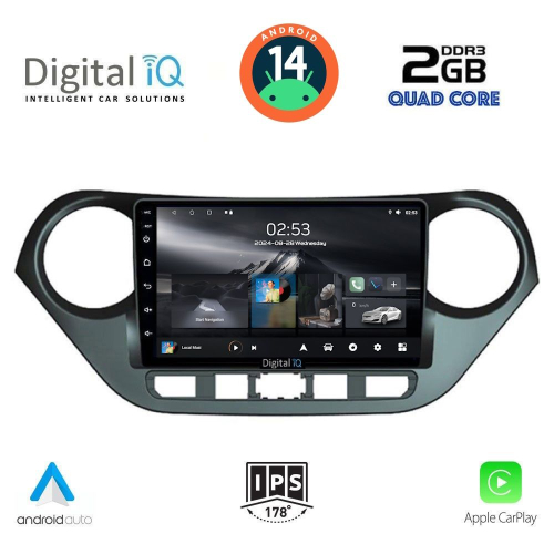 DIGITAL IQ RSB 1224_CPA (9inc) MULTIMEDIA TABLET for HYUNDAI i10 mod. 2014-2020