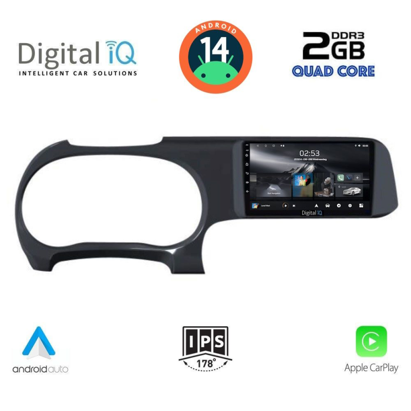 DIGITAL IQ RSB 1225_CPA (9inc) MULTIMEDIA TABLET for HYUNDAI i10 mod. 2020>
