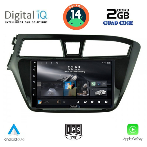 DIGITAL IQ RSB 1229_CPA (9inc) MULTIMEDIA TABLET for HYUNDAI i20 mod. 2014-2018
