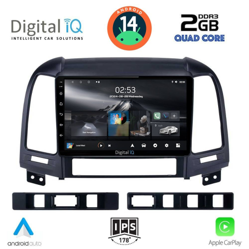 DIGITAL IQ RSB 1239_CPA (9inc) MULTIMEDIA TABLET for HYUNDAI SANTA FE  mod. 2005-2013
