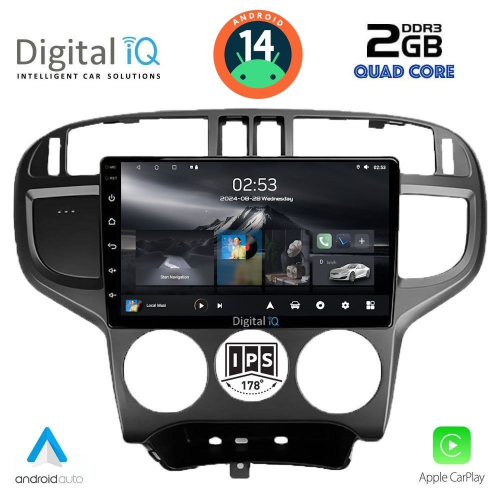 DIGITAL IQ RSB 1240_CPA (9inc) MULTIMEDIA TABLET for HYUNDAI MATRIX mod. 2001-2010