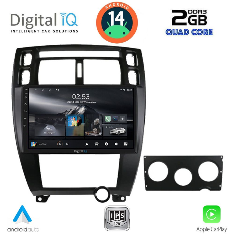 DIGITAL IQ RSB 1241BL_CPA (10inc) MULTIMEDIA TABLET for HYUNDAI TUCSON mod. 2004-2010 (BLACK) DIGITAL IQ RSB 1241BL_CPA (10inc) MULTIMEDIA TABLET for HYUNDAI TUCSON mod. 2004-2010 (BLACK)