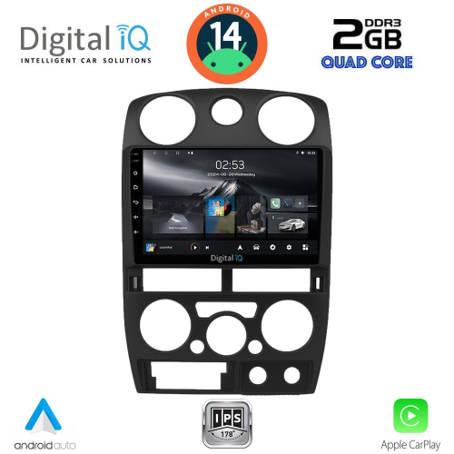 DIGITAL IQ RSB 1254BL_CPA (9inc) MULTIMEDIA TABLET for ISUZU D-MAX mod. 2008-2012 (BLACK)