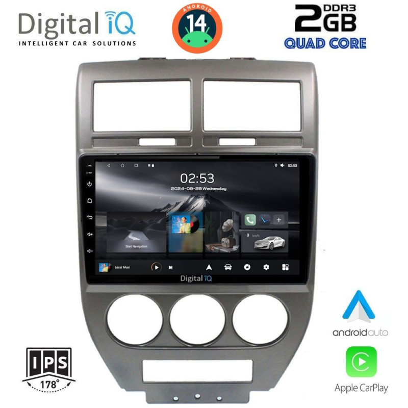 DIGITAL IQ RSB 1276_CPA (10inc) MULTIMEDIA TABLET for JEEP COMPASS-PATRIOT mod. 2007-2016