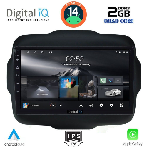 DIGITAL IQ RSB 1290_CPA (9inc) MULTIMEDIA TABLET for JEEP RENEGADE  mod. 2014&gt;