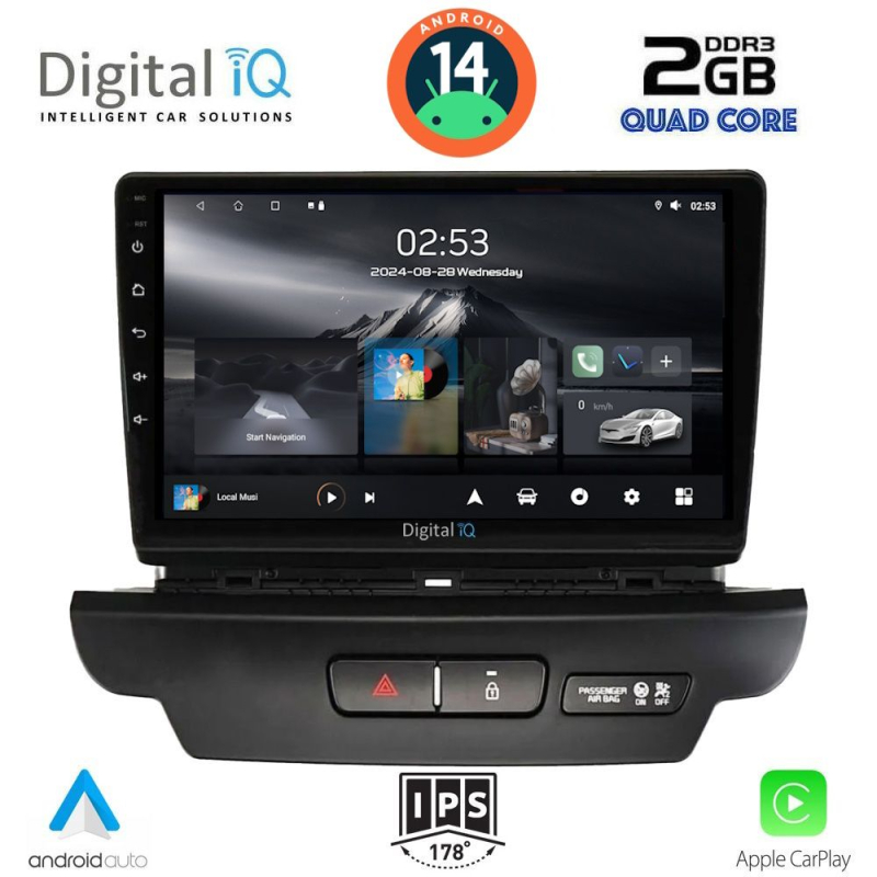 DIGITAL IQ RSB 1304_CPA (9inc) MULTIMEDIA TABLET for KIA CEED - XCEED mod. 2018-2022