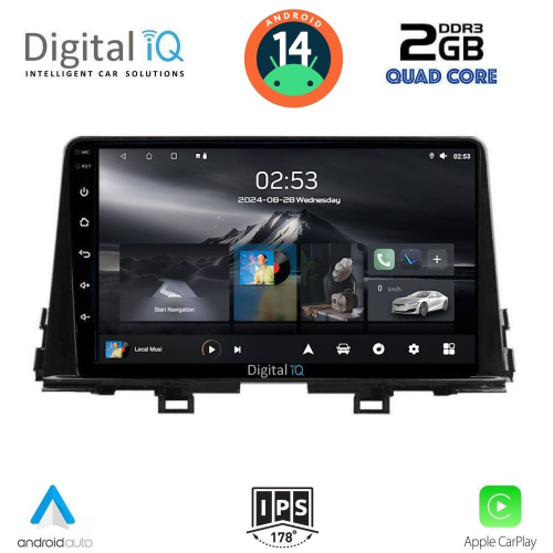 DIGITAL IQ RSB 1309_CPA (9inc) MULTIMEDIA TABLET for KIA PICANTO mod. 2017-2021