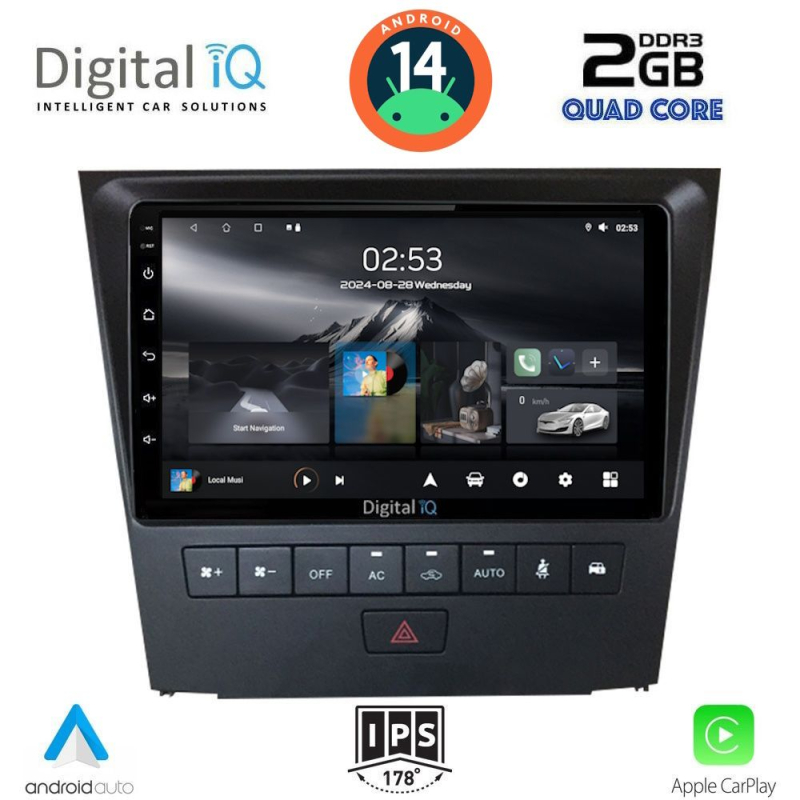 DIGITAL IQ RSB 1341_CPA (9inc) MULTIMEDIA TABLET for LEXUS GS mod. 2004-2011 DIGITAL IQ RSB 1341_CPA (9inc) MULTIMEDIA TABLET for LEXUS GS mod. 2004-2011