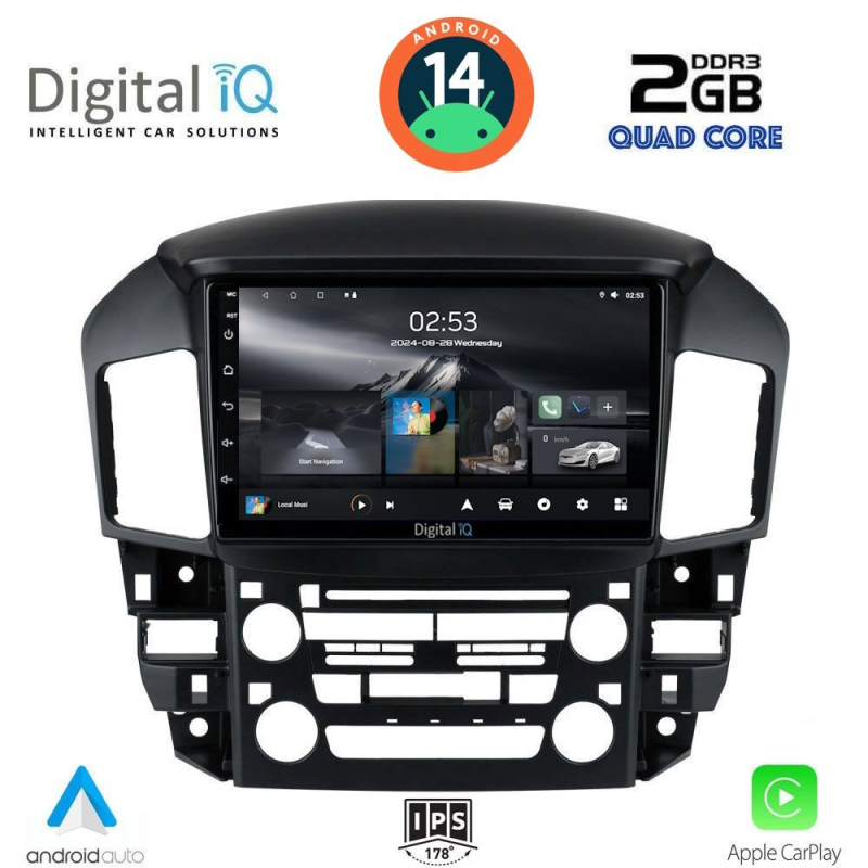 DIGITAL IQ RSB 1344_CPA (9inc) MULTIMEDIA TABLET for LEXUS RX 300 mod. 1998-2003