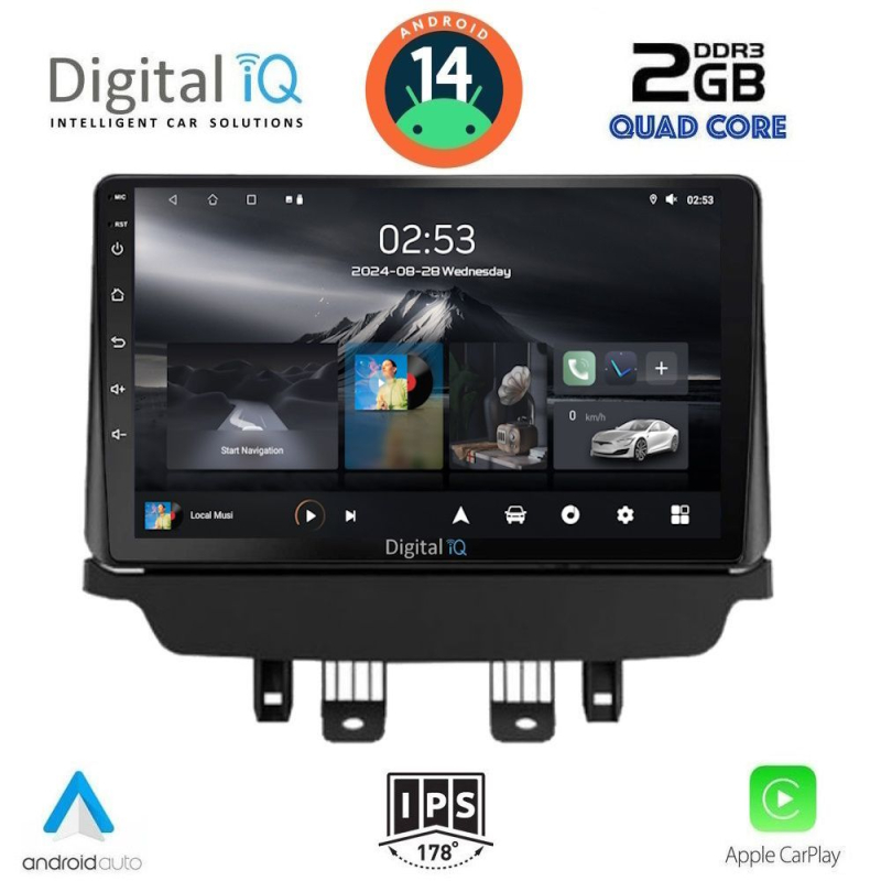 DIGITAL IQ RSB 1362_CPA (9inc) MULTIMEDIA TABLET for MAZDA 2 mod. 2014>