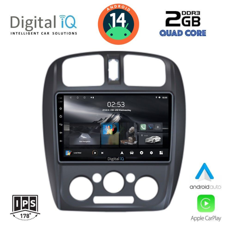 DIGITAL IQ RSB 1363_CPA (9inc) MULTIMEDIA TABLET for MAZDA 323  mod. 1998-2004