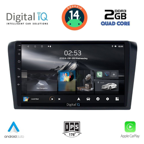 DIGITAL IQ RSB 1365_CPA (9inc) MULTIMEDIA TABLET for MAZDA 3 mod. 2003-2008