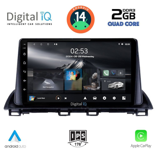 DIGITAL IQ RSB 1367_CPA (9inc) MULTIMEDIA TABLET for MAZDA 3 mod. 2014-2019