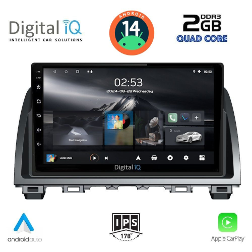 DIGITAL IQ RSB 1378_CPA (9inc) MULTIMEDIA TABLET for MAZDA 6 mod. 2012-2017
