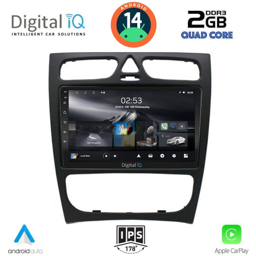 DIGITAL IQ RSB 1402_CPA (9inc) MUTIMEDIA TABLET for MERCEDES C (W203) mod. 1999-2004