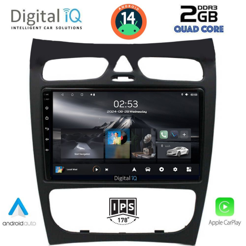 DIGITAL IQ RSB 1406_CPA (9inc) MUTIMEDIA TABLET for MERCEDES CLK (W209) mod. 2000-2004