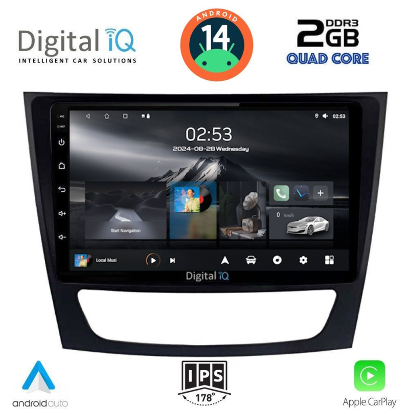 DIGITAL IQ RSB 1408_CPA (9inc) MULTIMEDIA TABLET for MERCEDES E (W211) – CLS (W219) mod. 2003-2009 DIGITAL IQ RSB 1408_CPA (9inc) MULTIMEDIA TABLET for MERCEDES E (W211) – CLS (W219) mod. 2003-2009